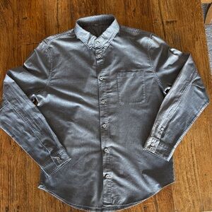 lululemon athletica Charcoal Casual Button-Down Shirt